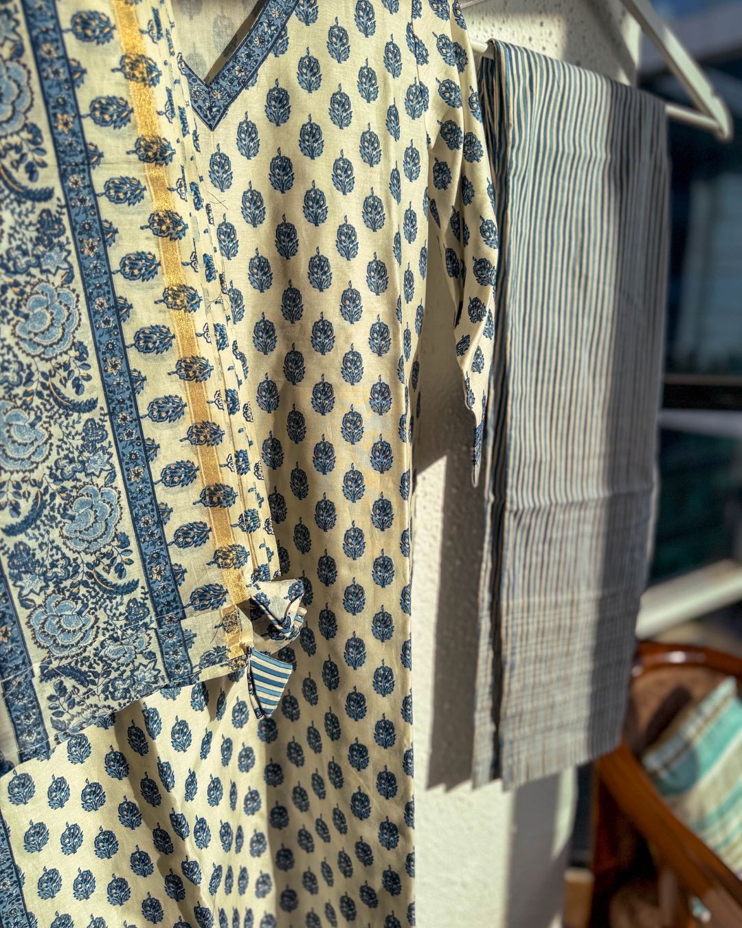 Blue Bahaar Suit Set