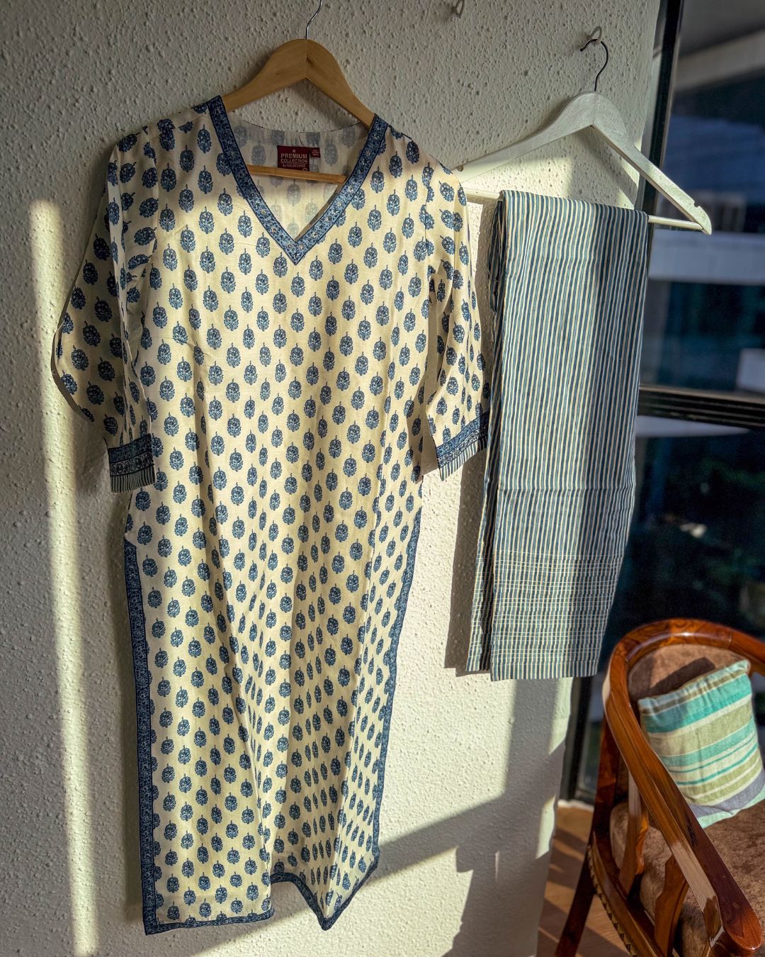 Blue Bahaar Suit Set