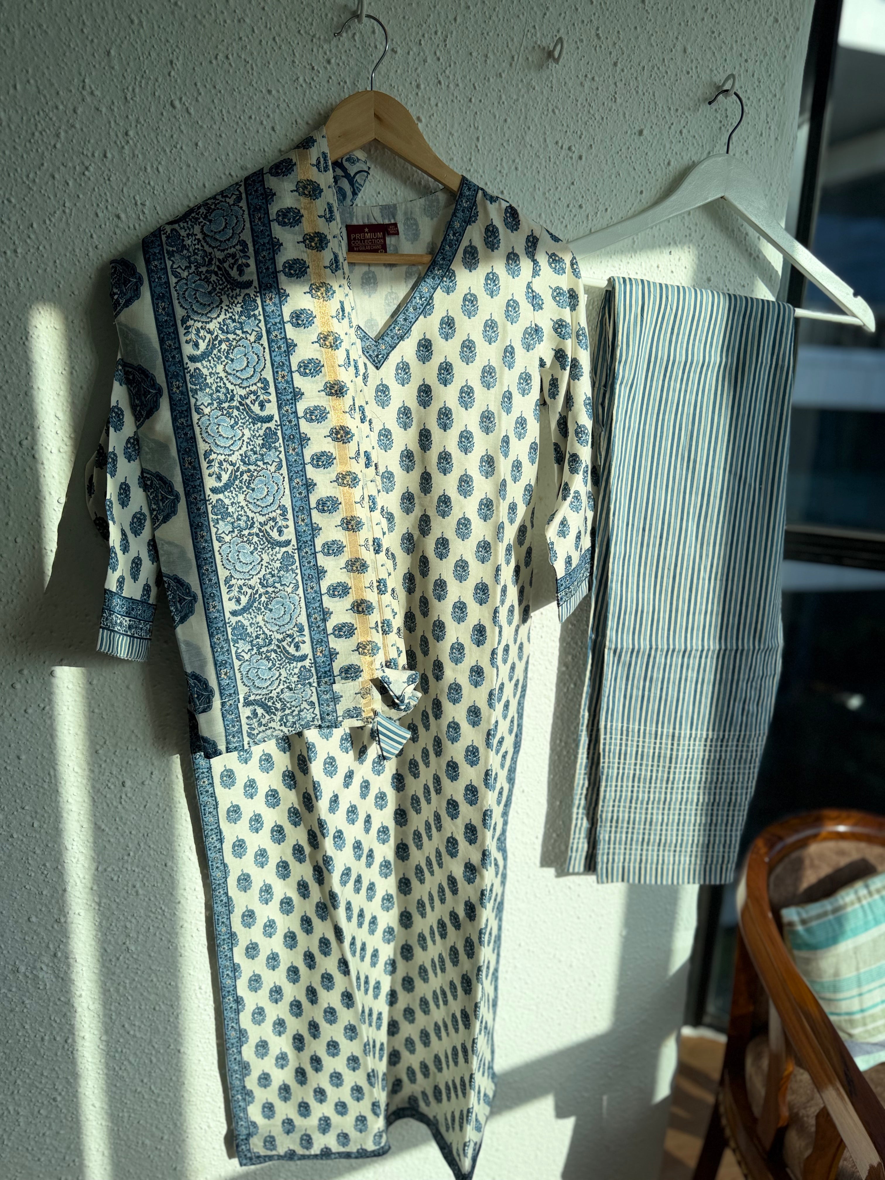 Blue Bahaar Suit Set