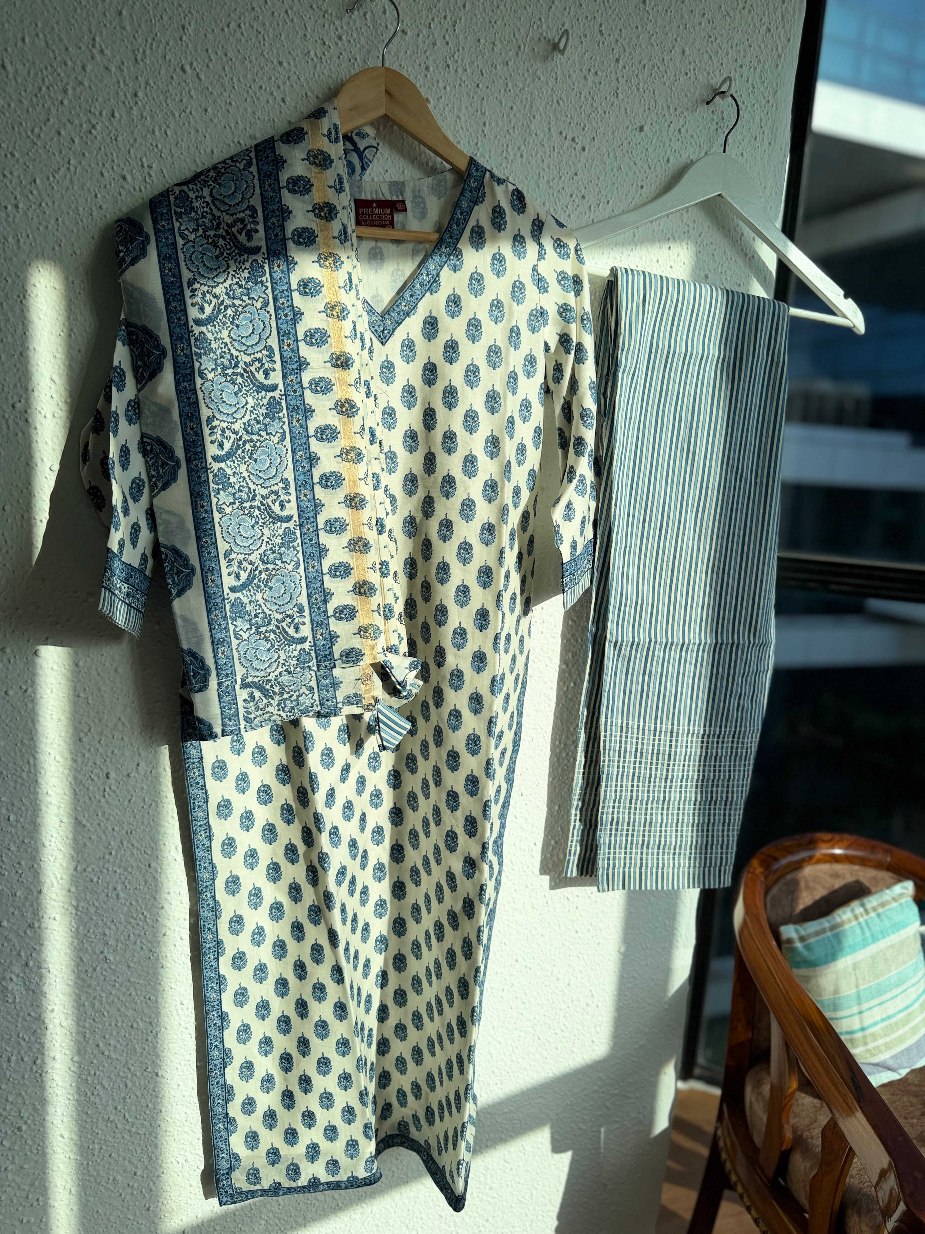 Blue Bahaar Suit Set