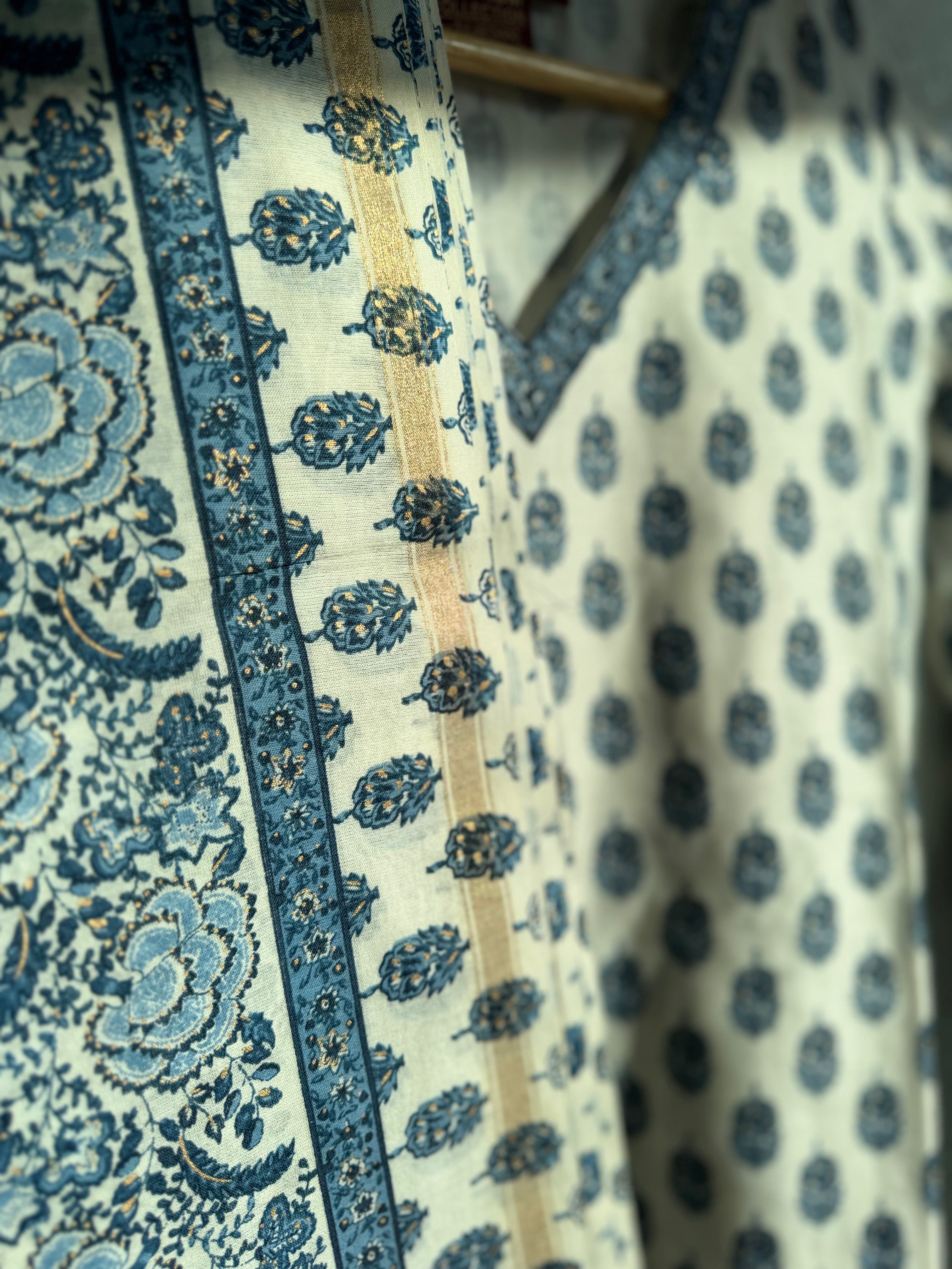 Blue Bahaar Suit Set