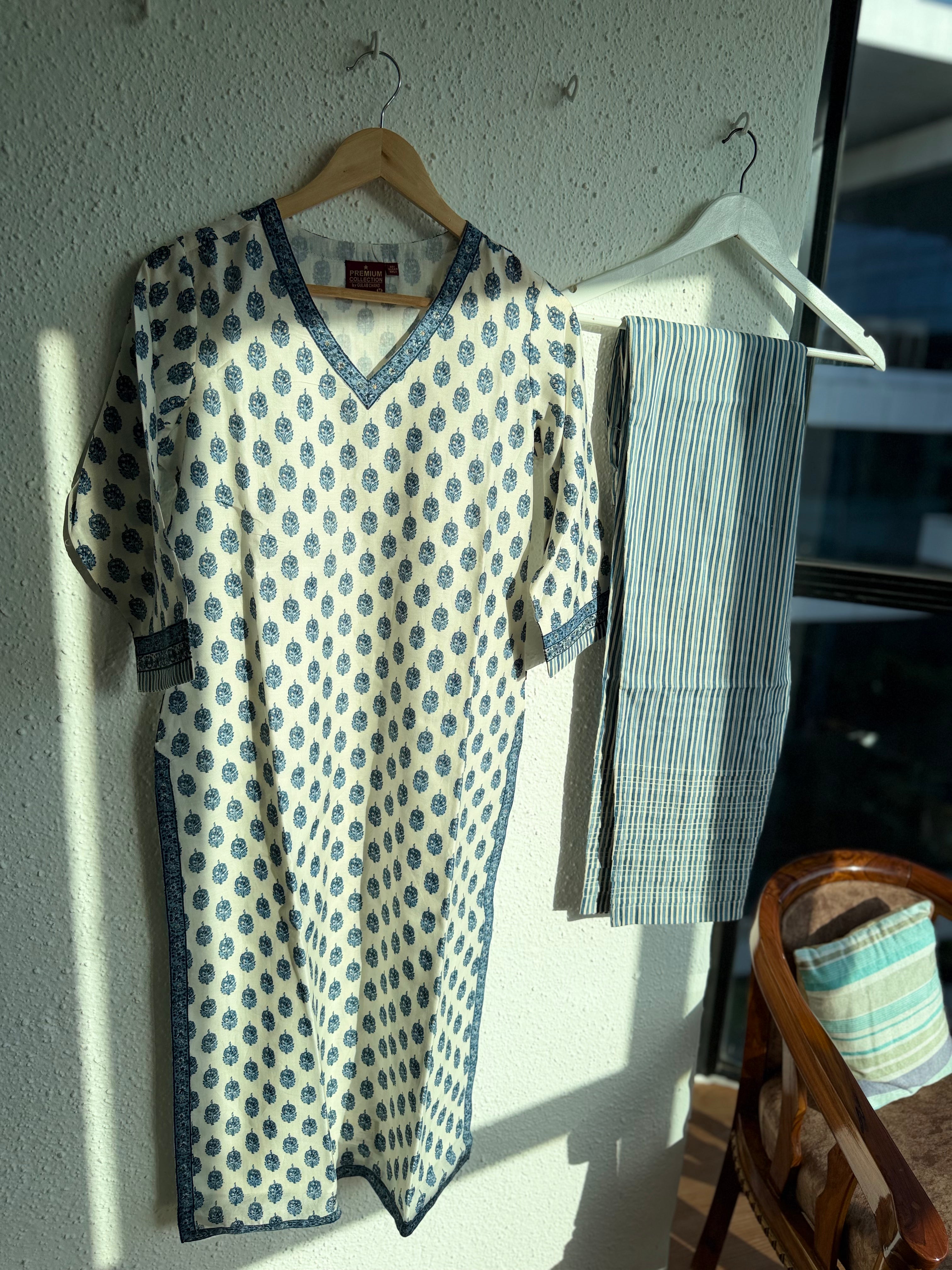 Blue Bahaar Suit Set