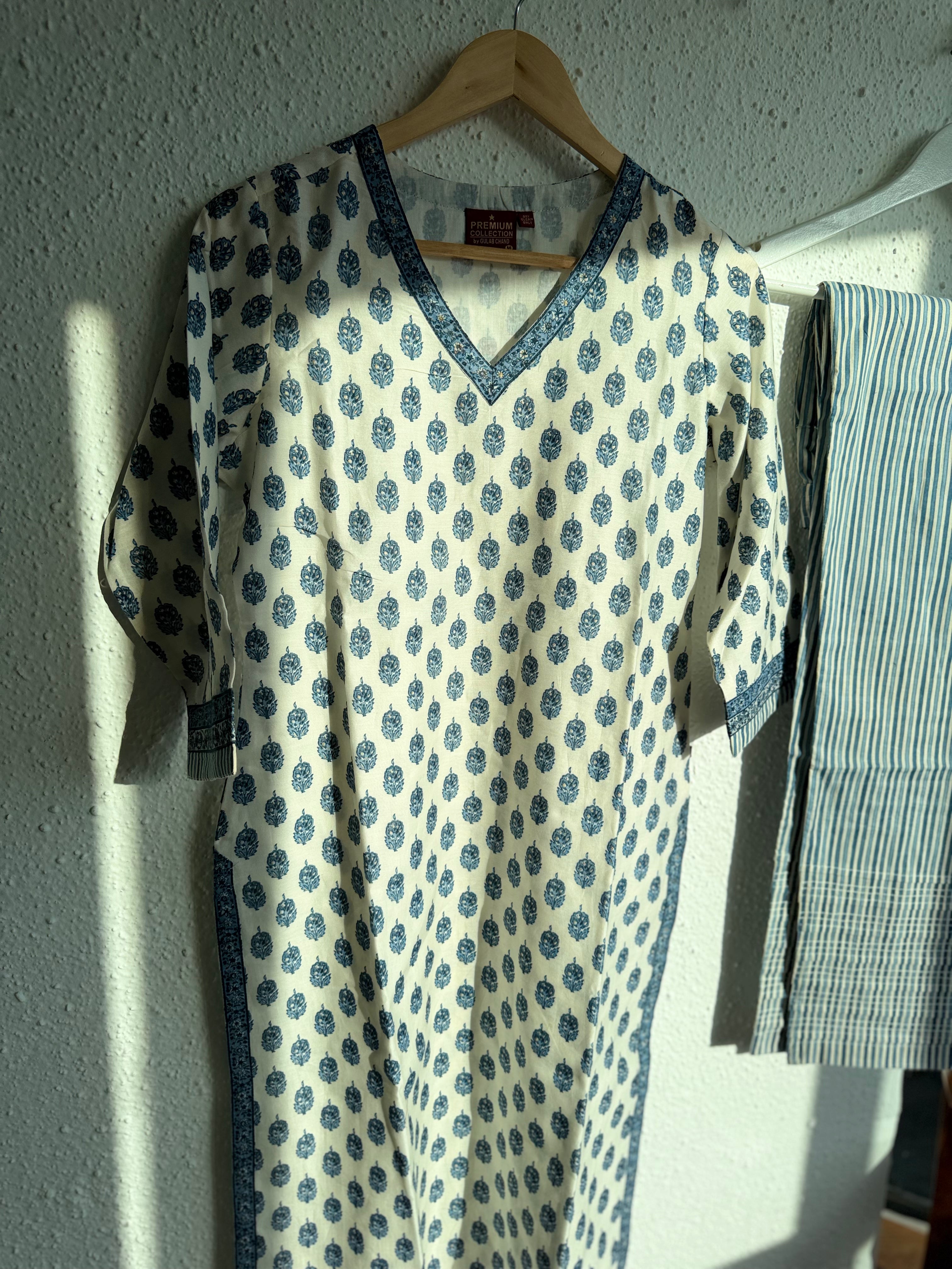 Blue Bahaar Suit Set