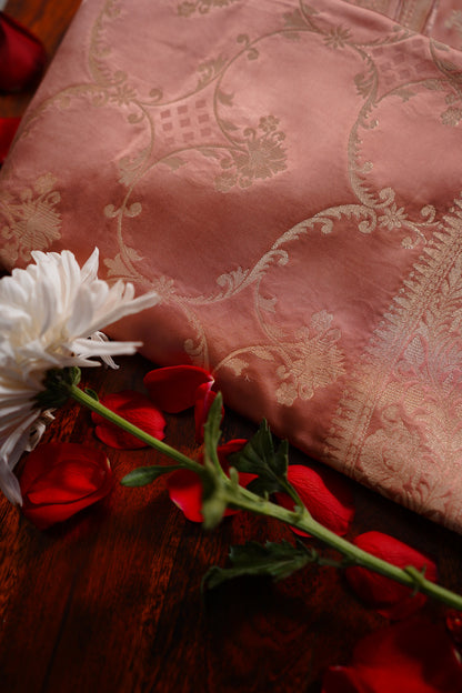 Bansari Mashru Silk Saree (Skin)