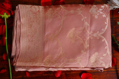 Bansari Mashru Silk Saree (Skin)