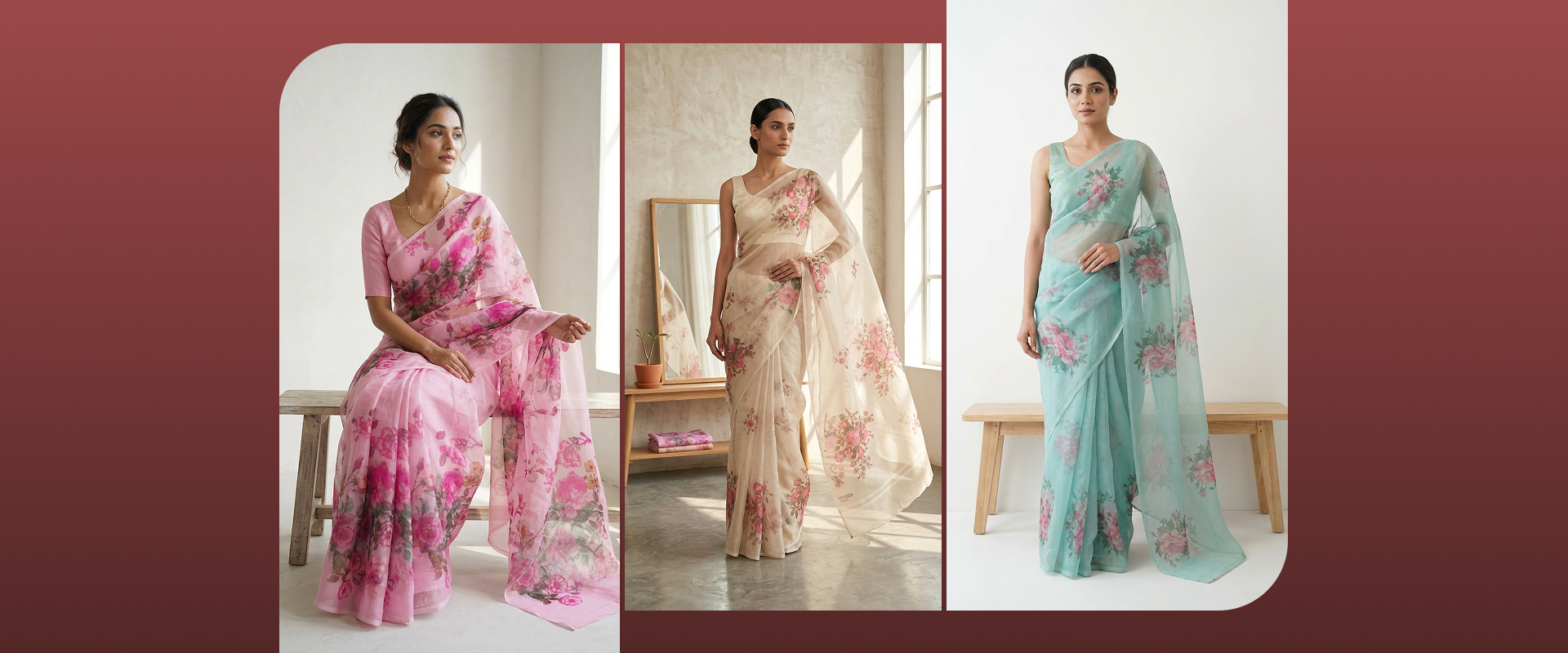 Organza Sarees